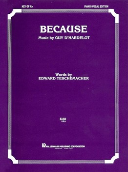 Because by D'Hardelot for Low Voice