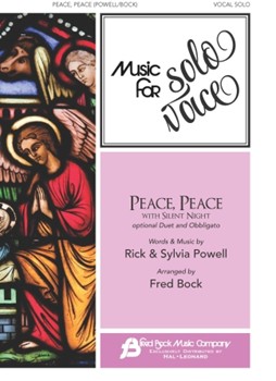Peace Peace with Silent Night by Rick Powell Sylvia Powell - Bock Fred - for Voice and Piano