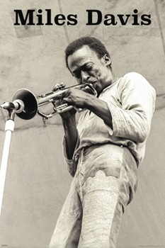 Miles Davis Trumpet 24 X 36 Poster