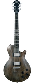 Patriot Decree Opus Electric Guitar with Faded Black Finish - With Open Pore Ebony Fretboard by for