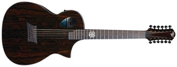 Forte Port 12 - Randy Jackson of Zebra Signature - 12-String Acoustic/Electric Guitar with Fishman Electronics - Gloss Ziricote Finish by Randy Jackson for