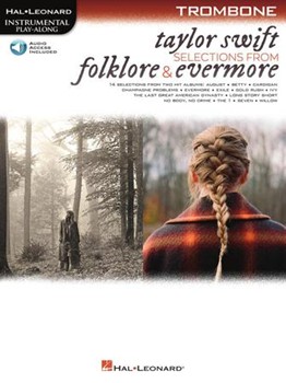 Taylor Swift Selections from Folklore & Evermore w/online audio [trombone]