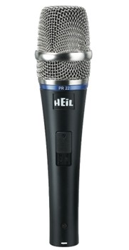 PR22-SUT - Dynamic Cardioid Utility Handheld Microphone with On/Off Switch, Mic Clip & Windscreen