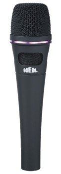 PR35 - Black - Large Diameter Handheld Microphone with 2-Position Roll Off