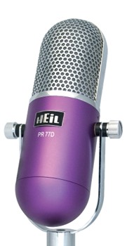 PR77D - Purple - Deco Series Dynamic Microphone with PR40 Element