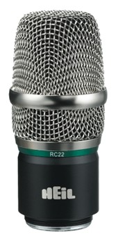 RC 22 - Nickel - Replacement Wireless Capsule for PR22 Microphone