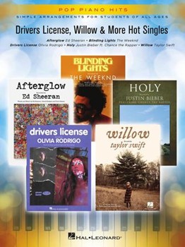 Drivers License, Willow & More Hot Singles - Easy Piano