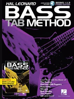 Hal Leonard Bass Tab Method - Combo Edition of Books 1 & 2 with Online Audio