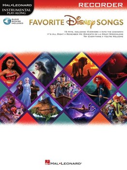 Favorite Disney Songs - Instrumental Play-Along for Recorder