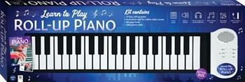 Learn to Play Roll-Up Piano - Roll-Up Piano Kit with piano, book, power cable & online video