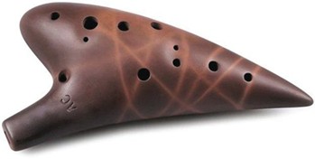 Purple Clay Professional Ocarina - 12-Hole Ocarina in C Major