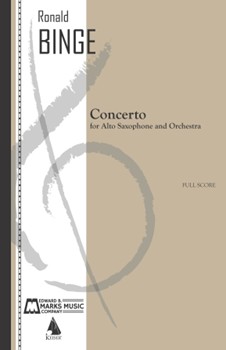 Concerto for Alto Saxophone and Orchestra - Full Score