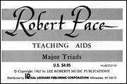 Hal Leonard Pace   Flash Cards, Major Triads