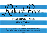 Hal Leonard Pace   Flash Cards, Minor Triads