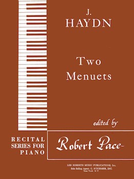 Two Menuets Recital Series For Piano Brown by Haydn Joseph for