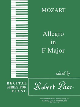 Recital Series For Piano Green (Book IV) Allegro In F Major by Mozart Wolfgang Amadeus for