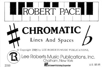 Chromatic Lines And Spaces Flash Cards PIANO