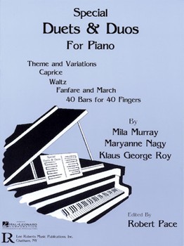 Special Duets & Duos For Piano by Pace for 1 Piano 4 Hands