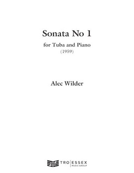 Concerto Tuba & Wind Ens--piano Reduc by Wilder Alec for Tuba and Piano