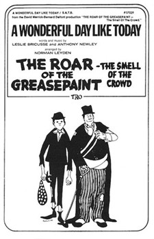 A Wonderful Day Like Today by Bricusse Leslie - Leyden Norman - for SAB