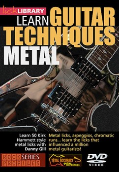 Learn Guitar Techniques: Metal by Kirk Hammett for Guitar