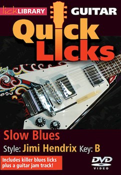 Slow Blues - Quick Licks by Jimi Hendrix for Guitar