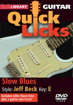 Slow Blues - Quick Licks by Jeff Beck for Guitar