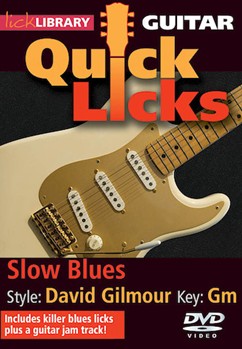 Slow Blues - Quick Licks by David Gilmour for Guitar