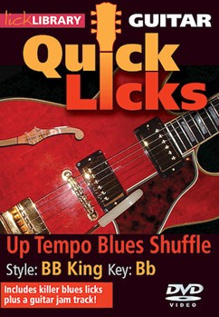 Up Tempo Blues Shuffle - Quick Licks by B.B. King for Guitar