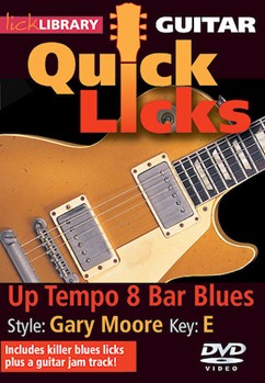 Up Tempo 8-Bar Blues - Quick Licks by Gary Moore for Guitar