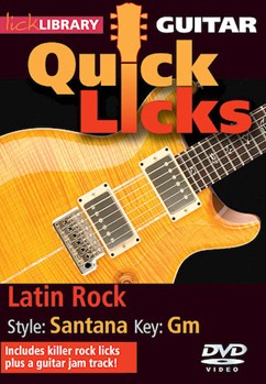 Latin Rock - Quick Licks by Carlos Santana for Guitar