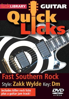 Fast Southern Rock - Quick Licks by Zakk Wylde for Guitar