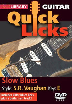 Slow Blues - Quick Licks by Stevie Ray Vaughan for Guitar