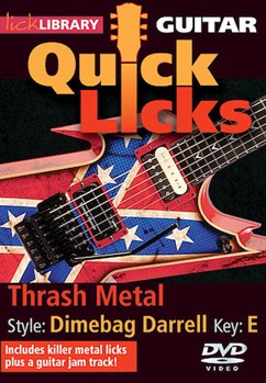 Thrash Metal - Quick Licks by Dimebag Darrell for Guitar