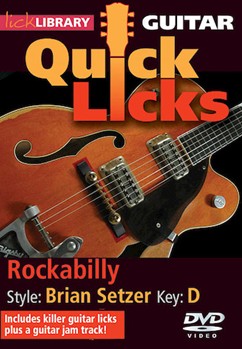 Rockabilly - Quick Licks by Brian Setzer for Guitar