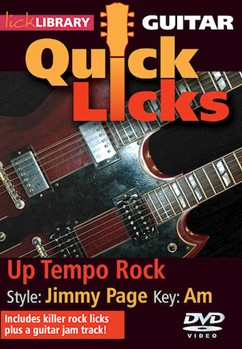 Up Tempo Rock - Quick Licks by Jimmy Page for Guitar