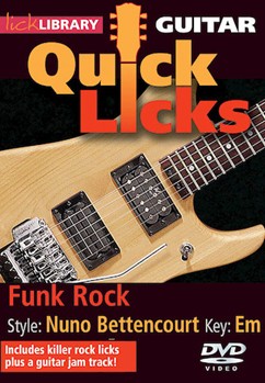 Funk Rock - Quick Licks by Nuno Bettencourt for Guitar