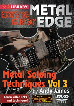 Metal Soloing Techniques Volume 3 by Andy James for Guitar