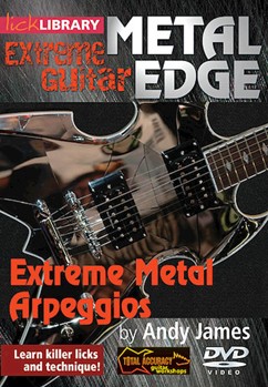 Extreme Metal Arpeggios by Andy James for Guitar