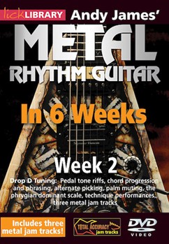 Andy James' Metal Rhythm Guitar in 6 Weeks by Andy James for Guitar