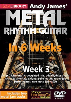 Andy James' Metal Rhythm Guitar in 6 Weeks by Andy James for Guitar