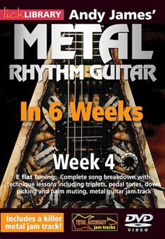 Andy James' Metal Rhythm Guitar in 6 Weeks by Andy James for Guitar