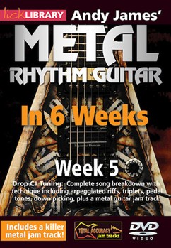 Andy James' Metal Rhythm Guitar in 6 Weeks by Andy James for Guitar