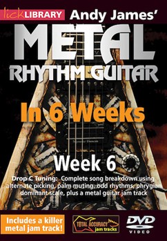 Andy James' Metal Rhythm Guitar in 6 Weeks by Andy James for Guitar