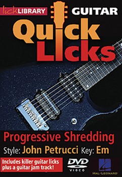 Progressive Shredding - Quick Licks by John Petrucci for