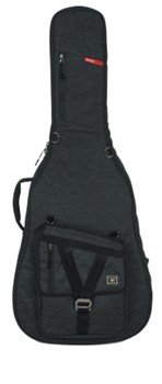 Transit Series Jumbo Acoustic Guitar Gig Bag - Charcoal Exterior
