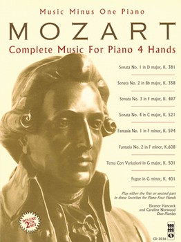 Mozart - Complete Music for Piano 4 Hands by Mozart Wolfgang Amadeus for Piano