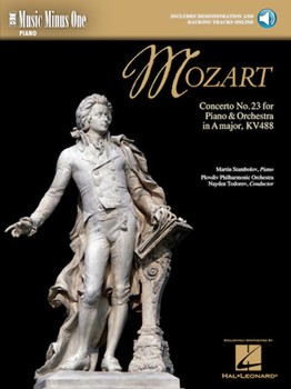 Concerto #23 K488 A Major by Mozart Wolfgang Amadeus for 2 Piano (w/Audio Access)