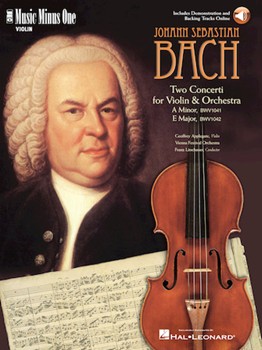 J.S. Bach - Violin Concerto No. 1 in A Minor BWV1041; Violin Concerto No. 2 in E Major BWV1042 by Bach Johann Sebastian for (w/CD)