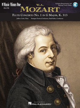 Concerto No 1 in G Major K 313 by Mozart Wolfgang Amadeus Music Minus One for Flute w/ Audio